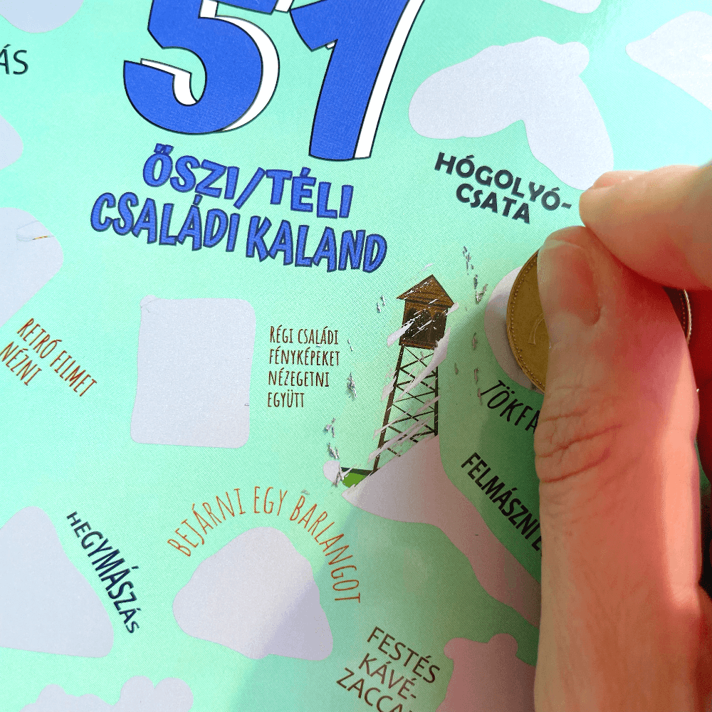 51 őszi/téli kaland – Kaparós élmény plakát