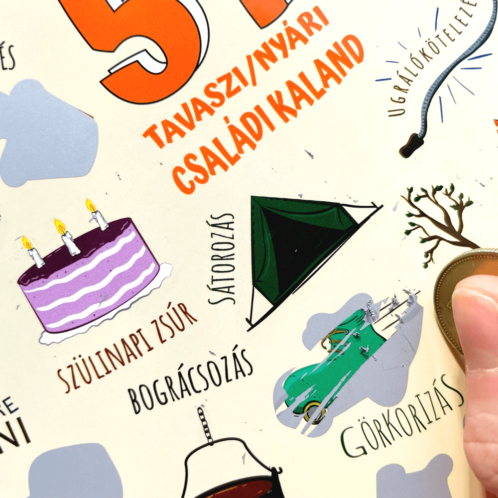 51 tavaszi/nyári kaland – Kaparós élmény plakát