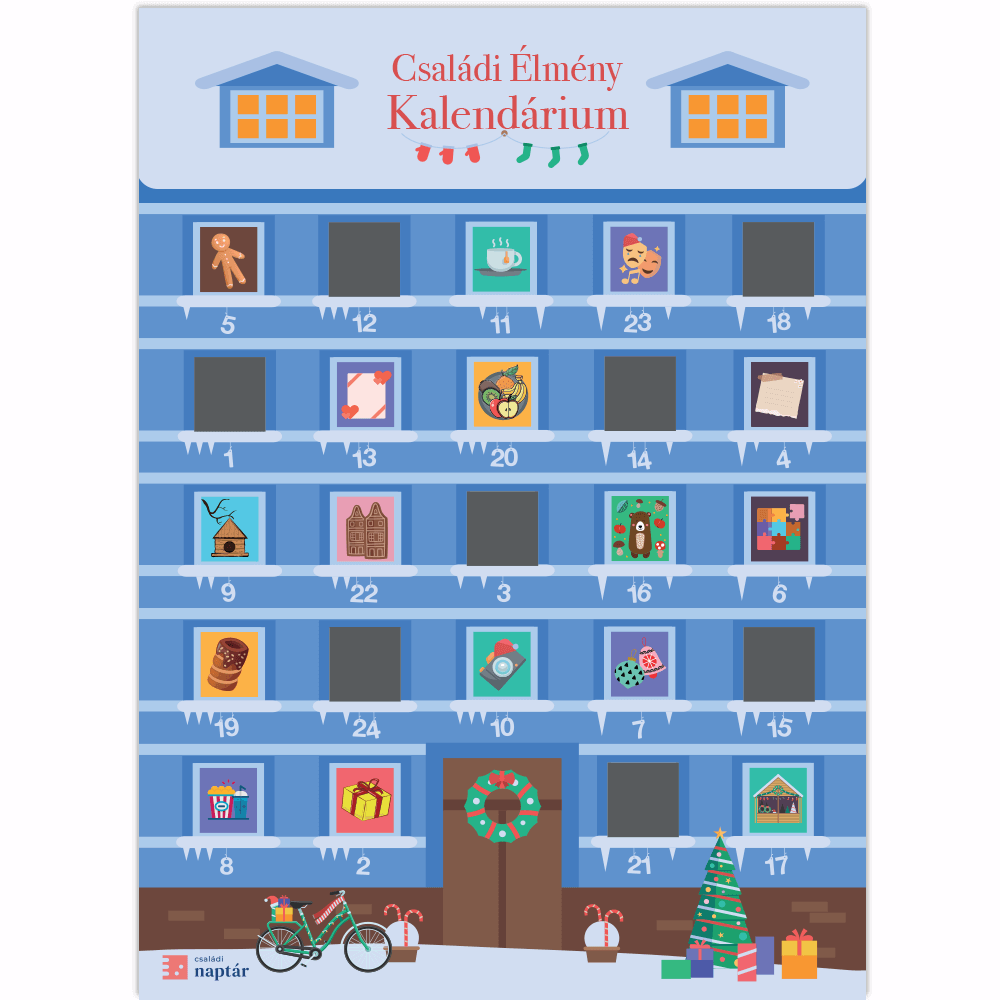 Kaparós Plakát – Adventi Kalendárium - családi kalendárium