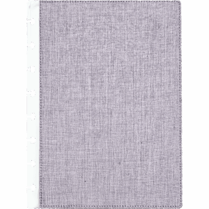 Lila lenvászon szövet textil borító korongos füzet napló planner csaaldinaptar.hu webshop