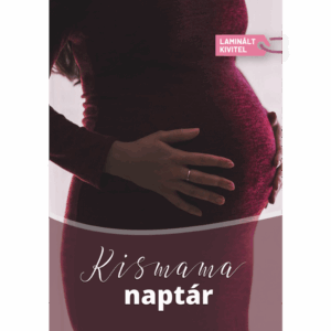 a5 korongos füzet laminált borító kismama old előlap