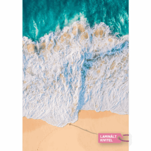 a5 korongos füzet laminált borító tengerpart előlap