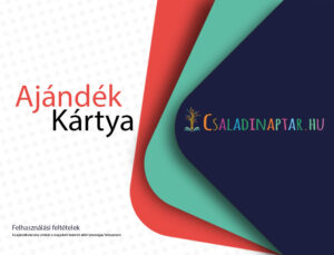 Kosár 15 ajándékutalvány ajándékkártya családinaptár