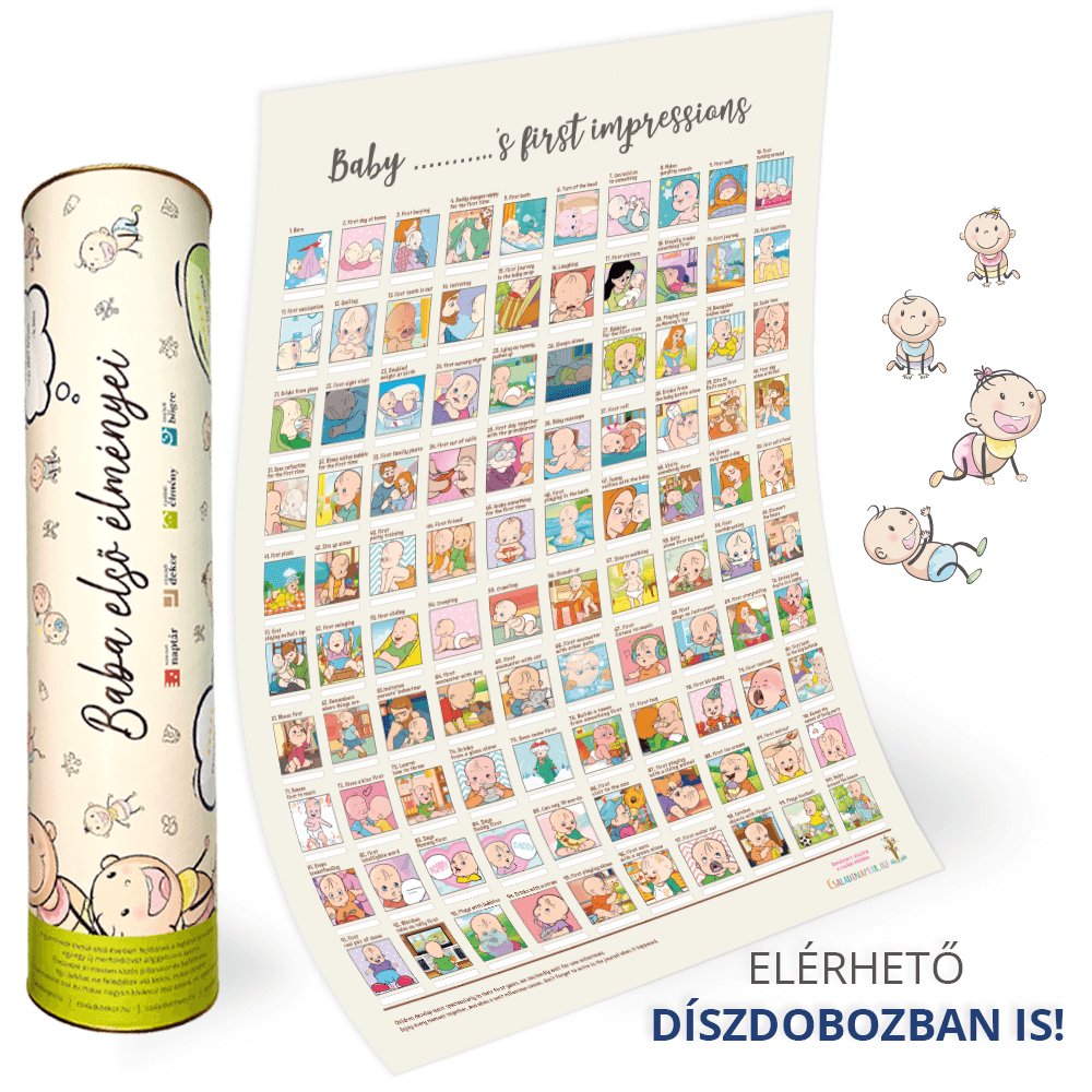 Baby Bucket List - When you would stop time 1 angol baba elso elmenyei plakat termekkep