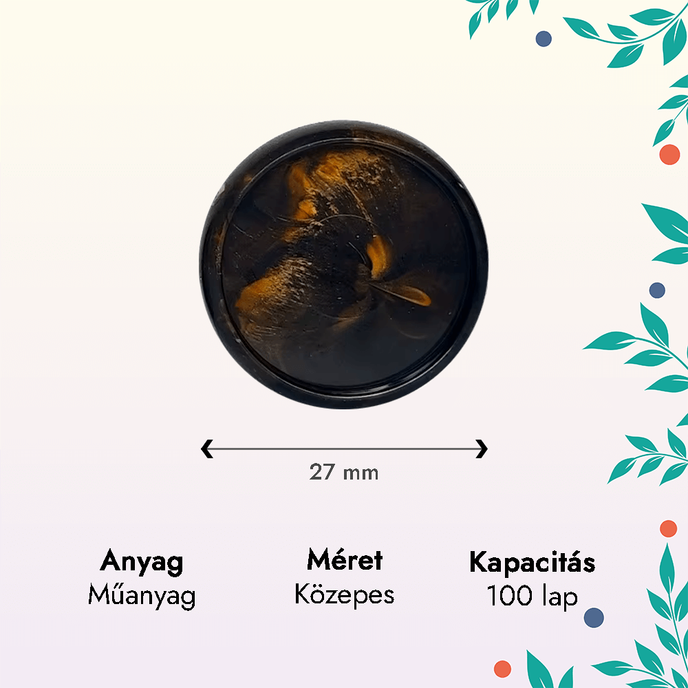 Aranyfüst márvány színű korong – 1 db – közepes méretben 2 aranyfust marvany korong kozepes termekkep meretekkel masolat