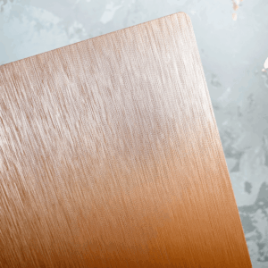 Elegáns rosegold műanyag borító