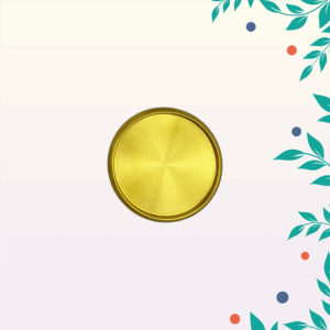 Alumínium korong – 24 mm – arany