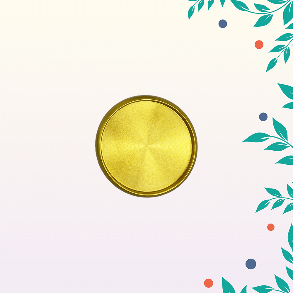 Alumínium korong – 24 mm – arany 1 fem korong arany kicsi 24 termekkep