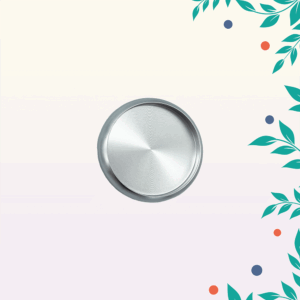 Alumínium korong – 24 mm – ezüst
