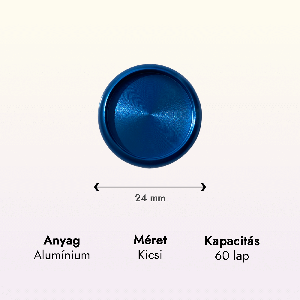 Alumínium korong – 24 mm – kék 2 fem korong kek kicsi 24 adatok