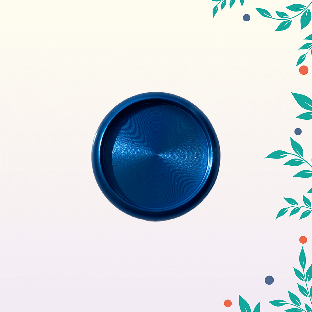 Alumínium korong – 27 mm – kék 1 fem korong kek kozepes termekkep