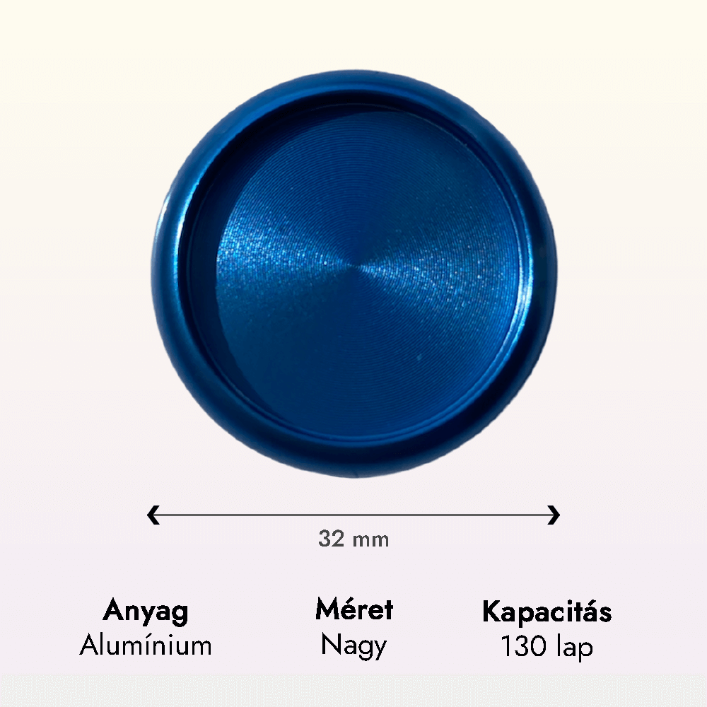 Alumínium korong – 32 mm – kék 2 fem korong kek nagy adatok