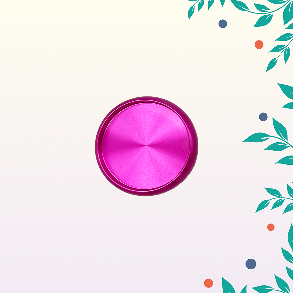 Alumínium korong – 24 mm – pink 1 fem korong pink kicsi 24 termekkep
