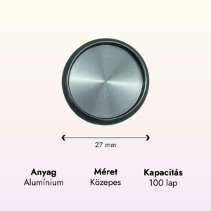 szürke alumínium közepes korong adatok lapraforgó korongos füzet családinaptár