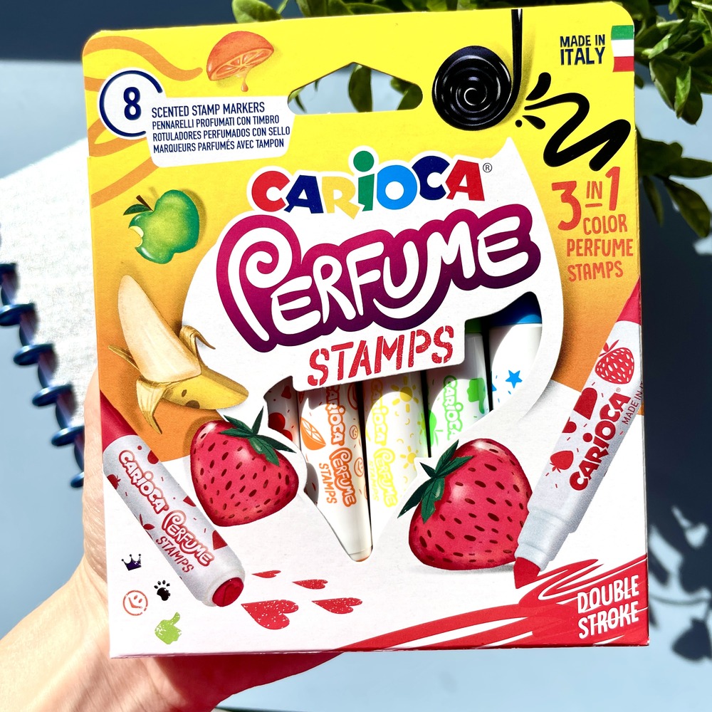 Illatos nyomdás filctoll szett 8 szín