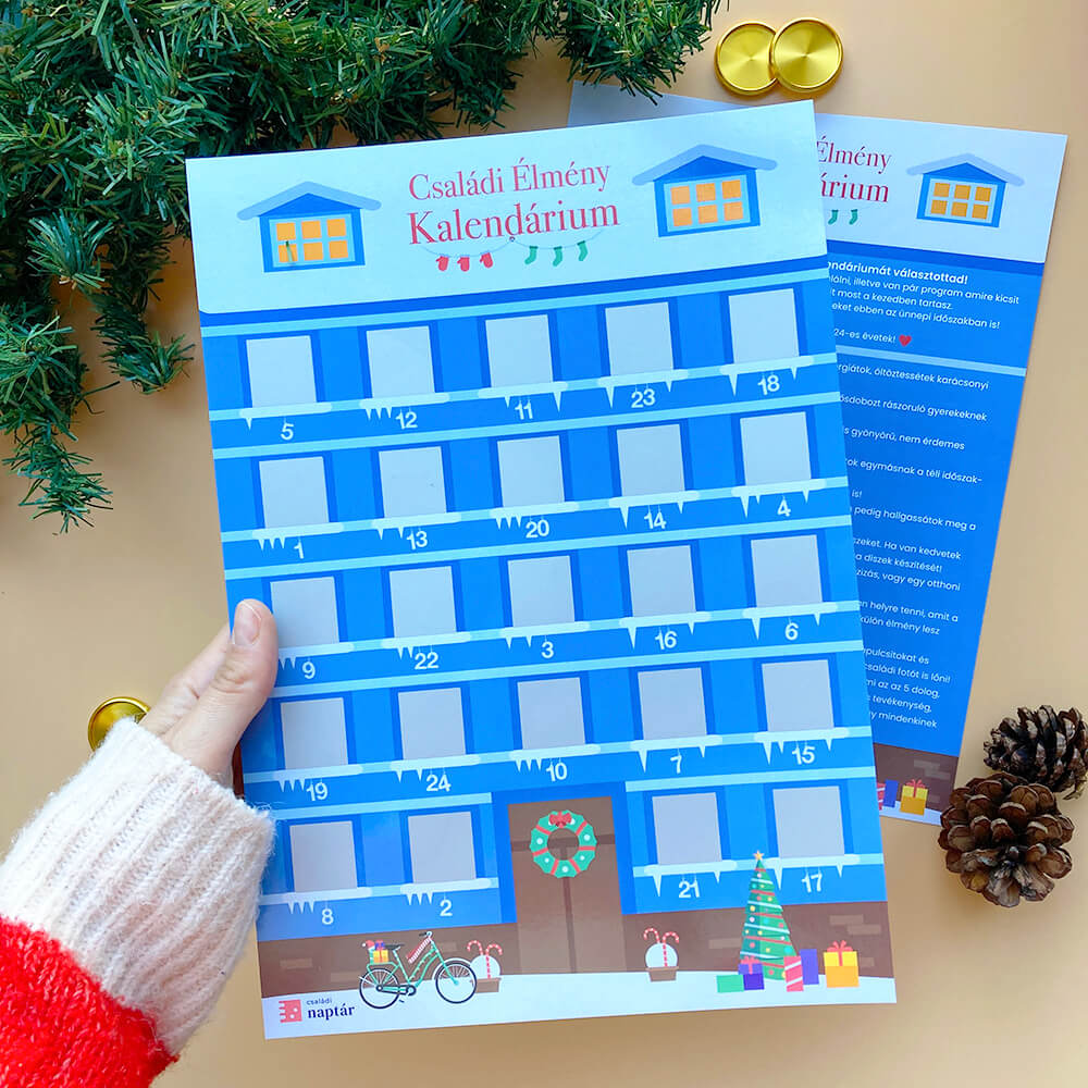 Kaparós Plakát – Adventi Kalendárium - családi kalendárium