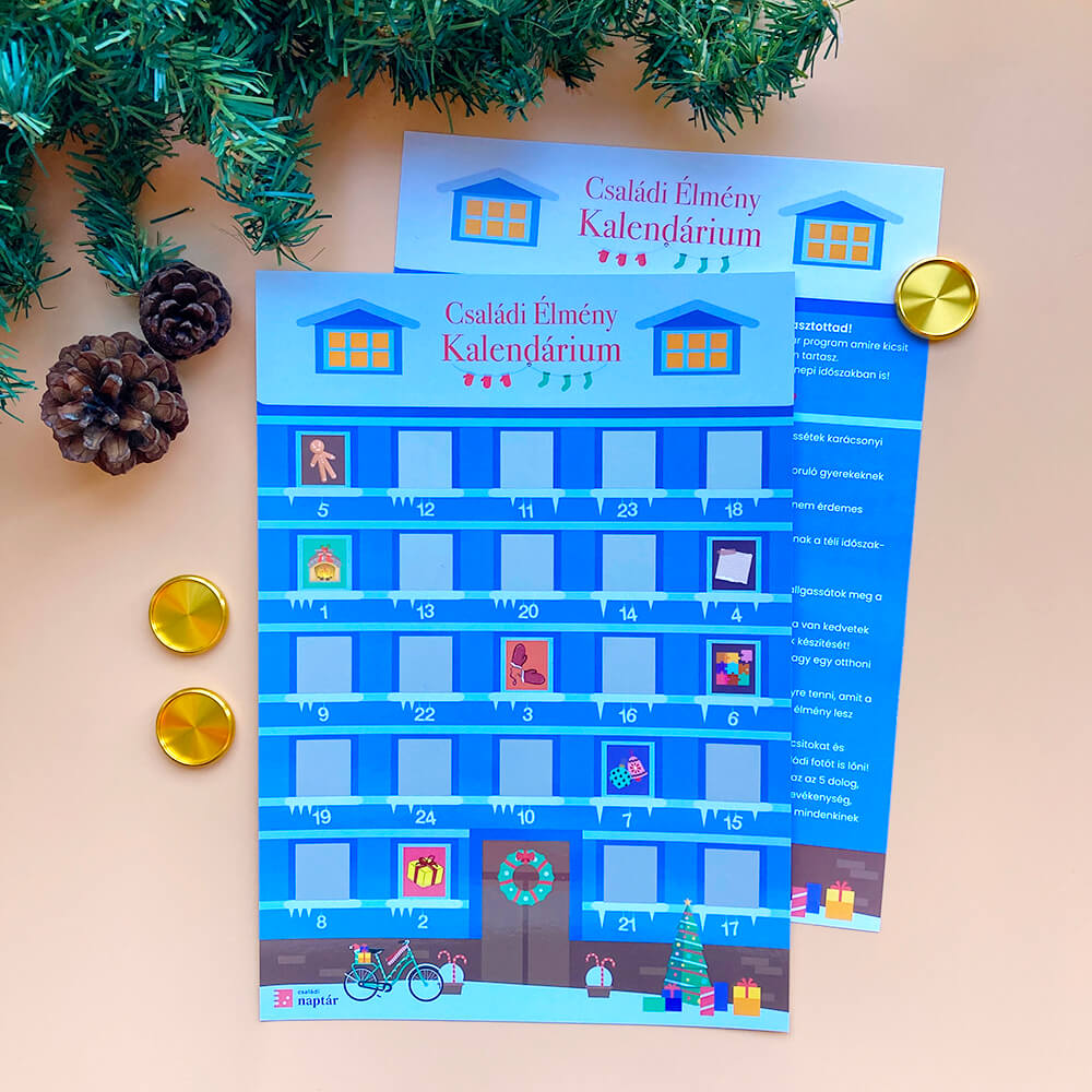 Kaparós Plakát – Adventi Kalendárium - családi kalendárium