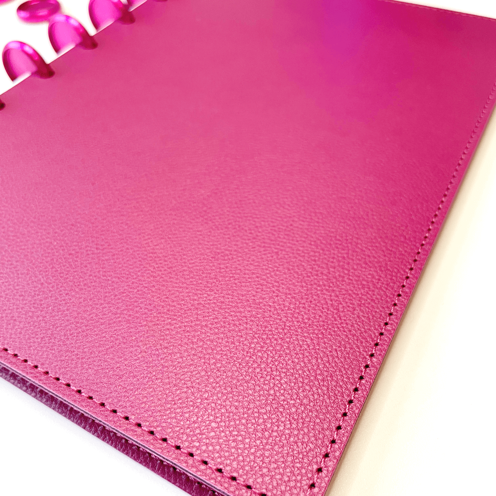 Magenta műbőr borító – A5 5 Magenta műbőr borító A5