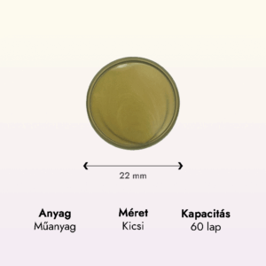 bronz műanyag kicsi korong adatok lapraforgó korongos füzet családinaptár