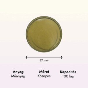 bronz műanyag közepes korong adatok lapraforgó korongos füzet családinaptár