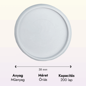 fehér műanyag óriás korong adatok lapraforgó korongos füzet családinaptár