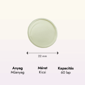 gyöngyház műanyag kicsi korong adatok lapraforgó korongos füzet családinaptár