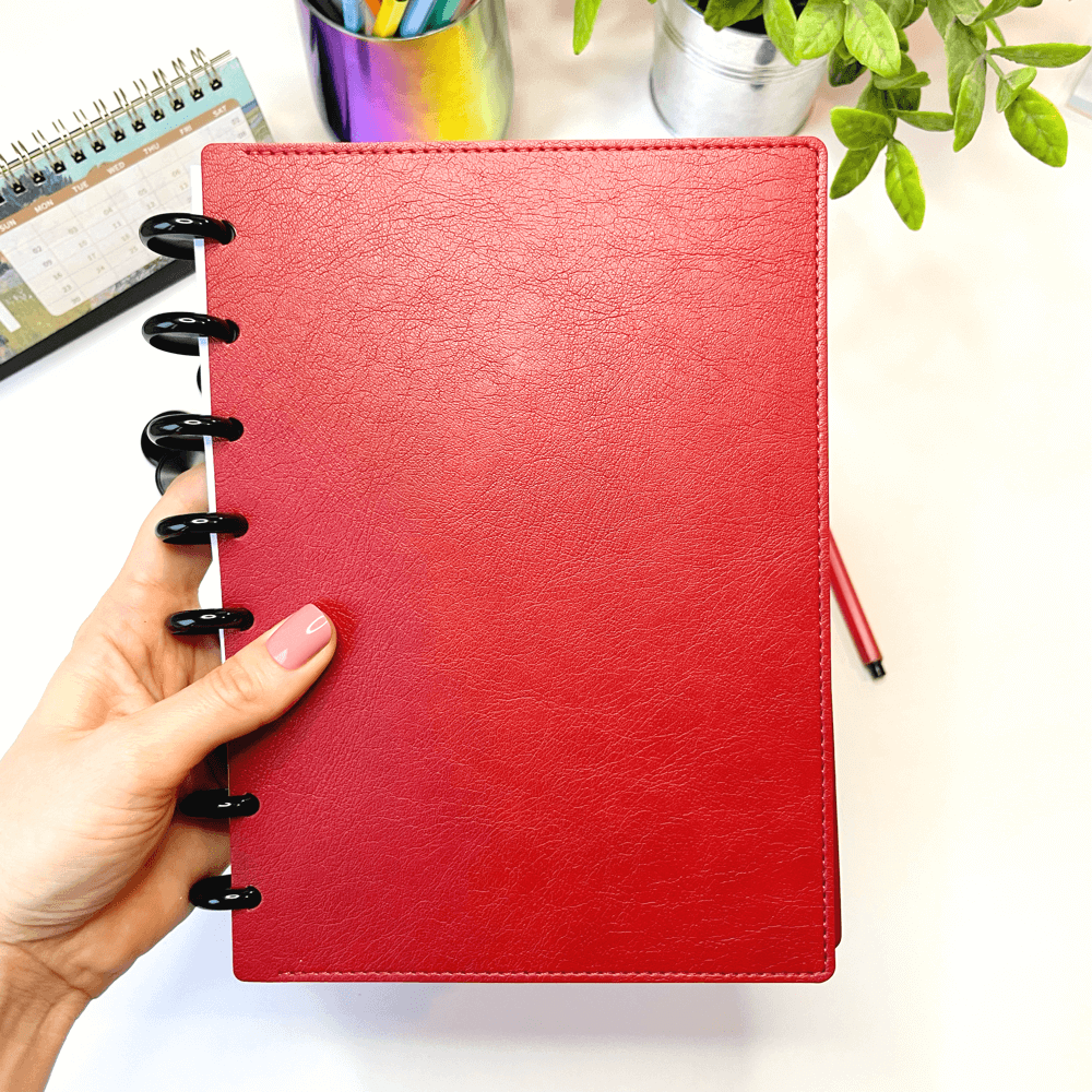 Rózsapiros műbőr borító – A5 2 Rózsapiros műbőr borító A5
