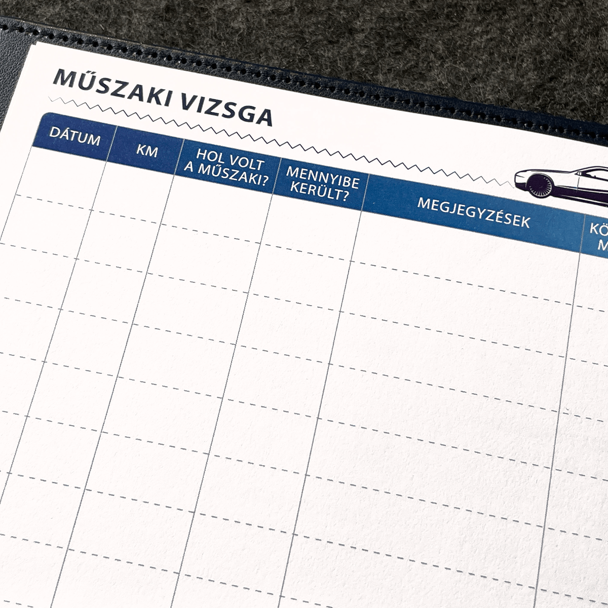 Szerviznapló - autóhoz, motorhoz 4 szerviz fuzet muszakivizsga