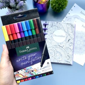 Tűfilc készlet 10 db Faber Castell